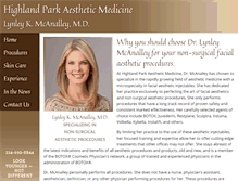 Tablet Screenshot of drlynley.com